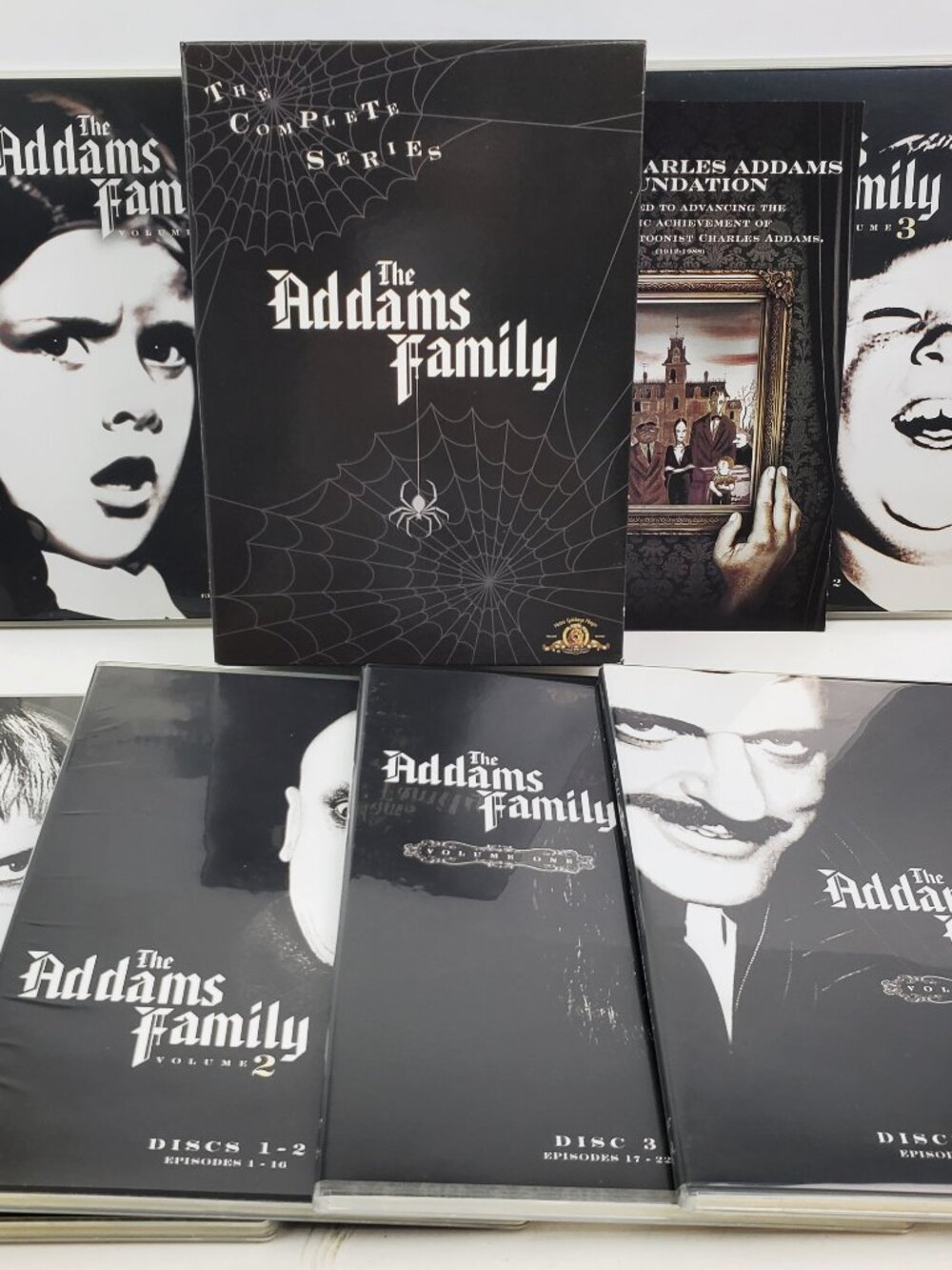 Addams Family Complete Series DVD Box Set Gothic Comedy TV Show Slipcase